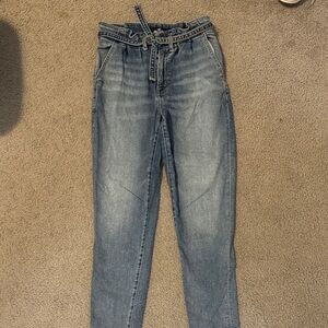 Hollister Women's Light Blue Ankle Jeans